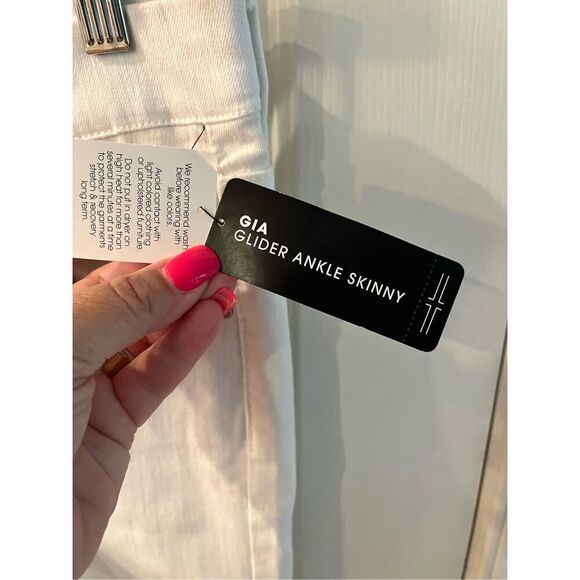 Liverpool The Glider The Ankle Skinny Jeans in Bright White Sz 6/28 NWT - Picture 4 of 9